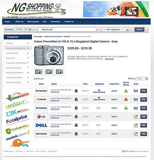 Product Page
